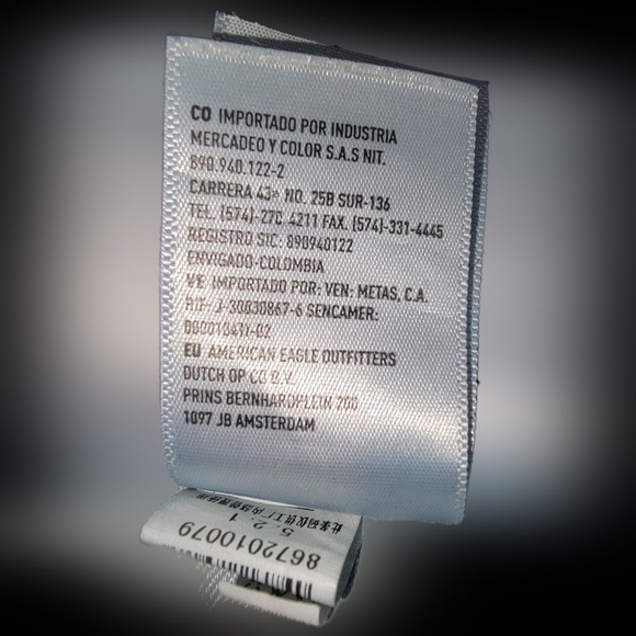 American Eagle Outfitters Blue Straight Jeans Classic Denim - Picture 13 of 14